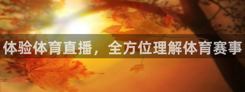 体验体育直播，全方位理解体育赛事